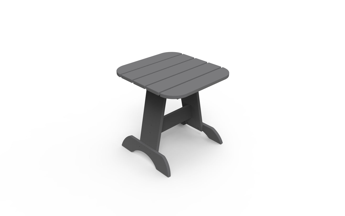Seaside Casual Recycled Plastic Adirondack End Table - LEAD TIME TO SHIP 4 TO 6 WEEKS