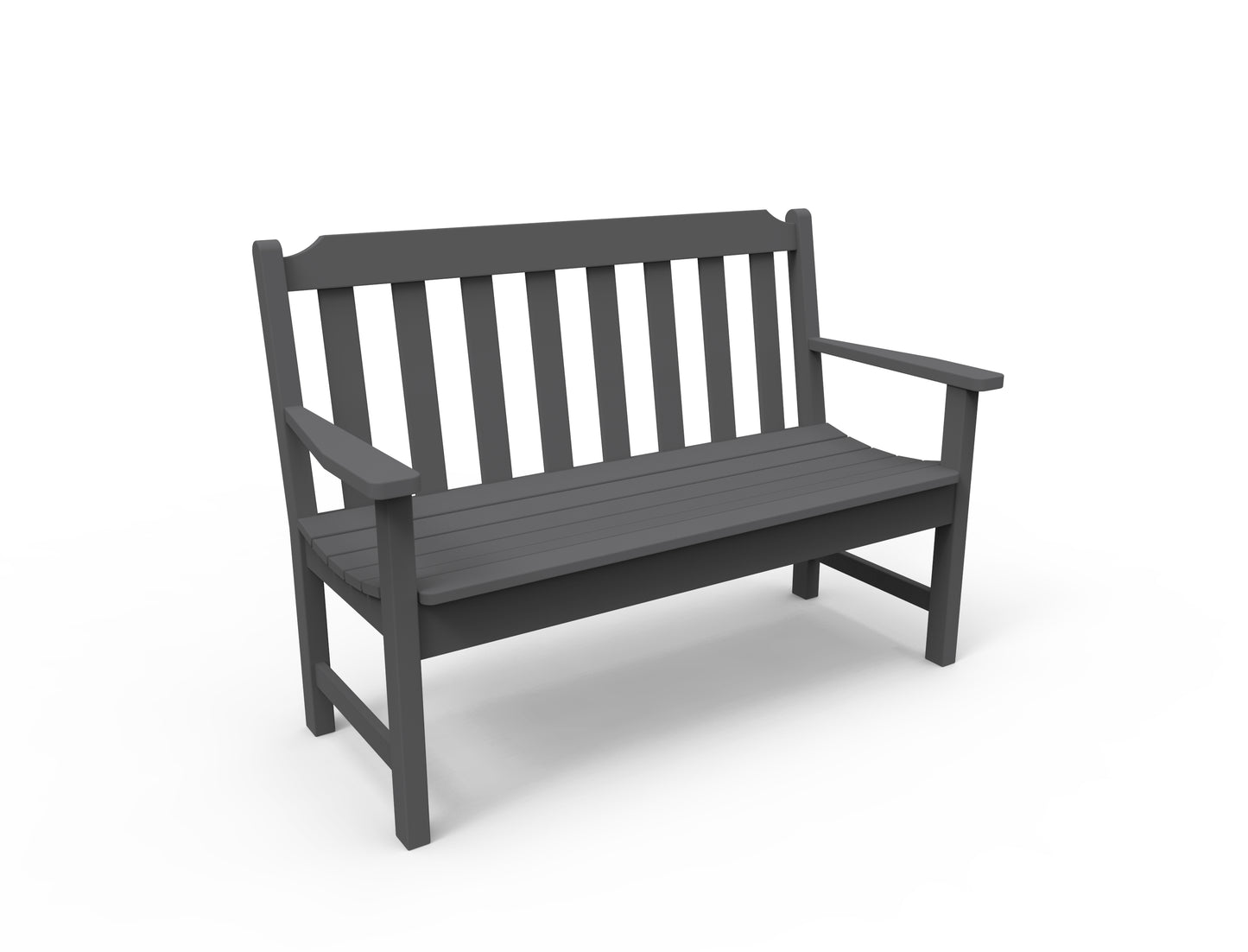 Seaside Casual Recycled Plastic Newport 4' Bench - LEAD TIME TO SHIP 4 TO 6 WEEKS
