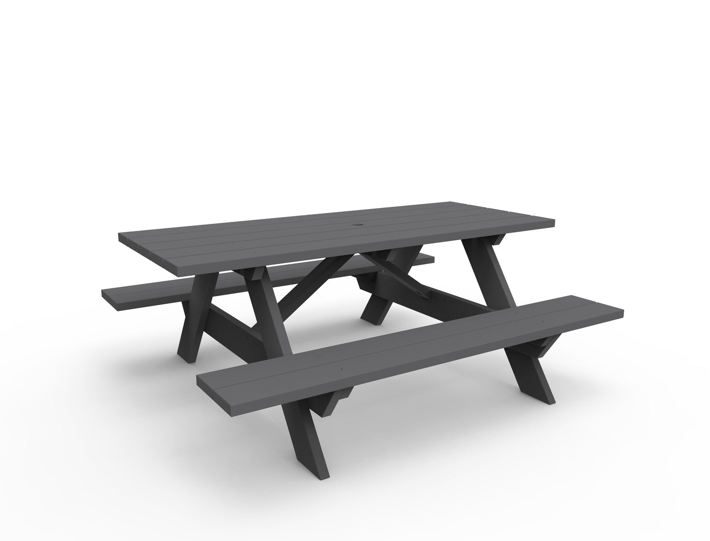 Seaside Casual Recycled Plastic Traditional Picnic Table - LEAD TIME TO SHIP 4 TO 6 WEEKS
