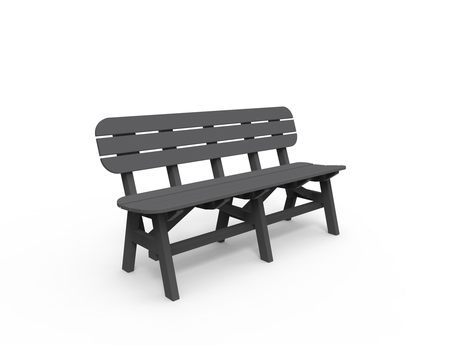 Seaside Casual Recycled Plastic Portsmouth 5' Bench - LEAD TIME TO SHIP 4 TO 6 WEEKS