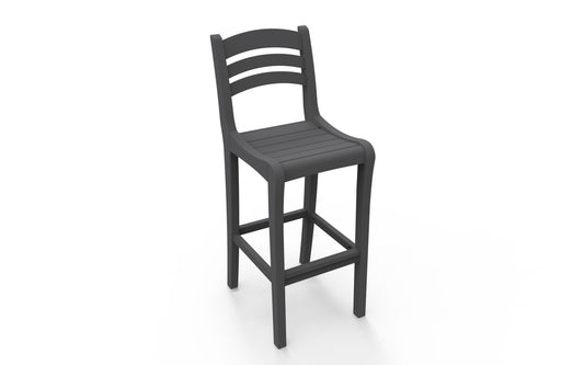 Seaside Casual Recycled Plastic Charleston Bar Chair (BAR HEIGHT) - LEAD TIME TO SHIP 2 TO 4 WEEKS