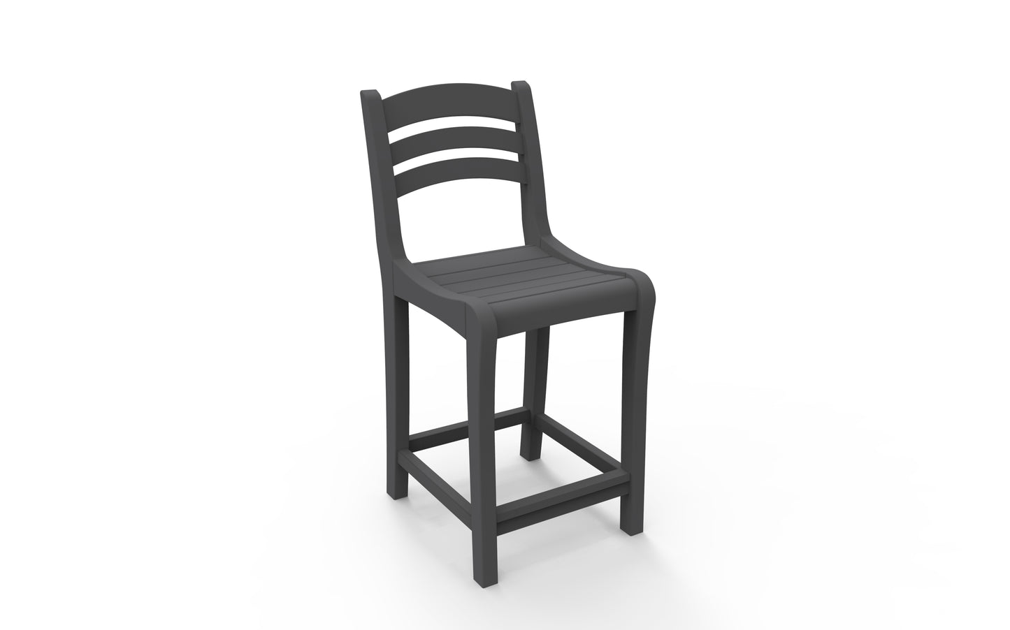 Seaside Casual Recycled Plastic Charleston Balcony Chair (COUNTER HEIGHT) - LEAD TIME TO SHIP 2 TO 4 WEEKS