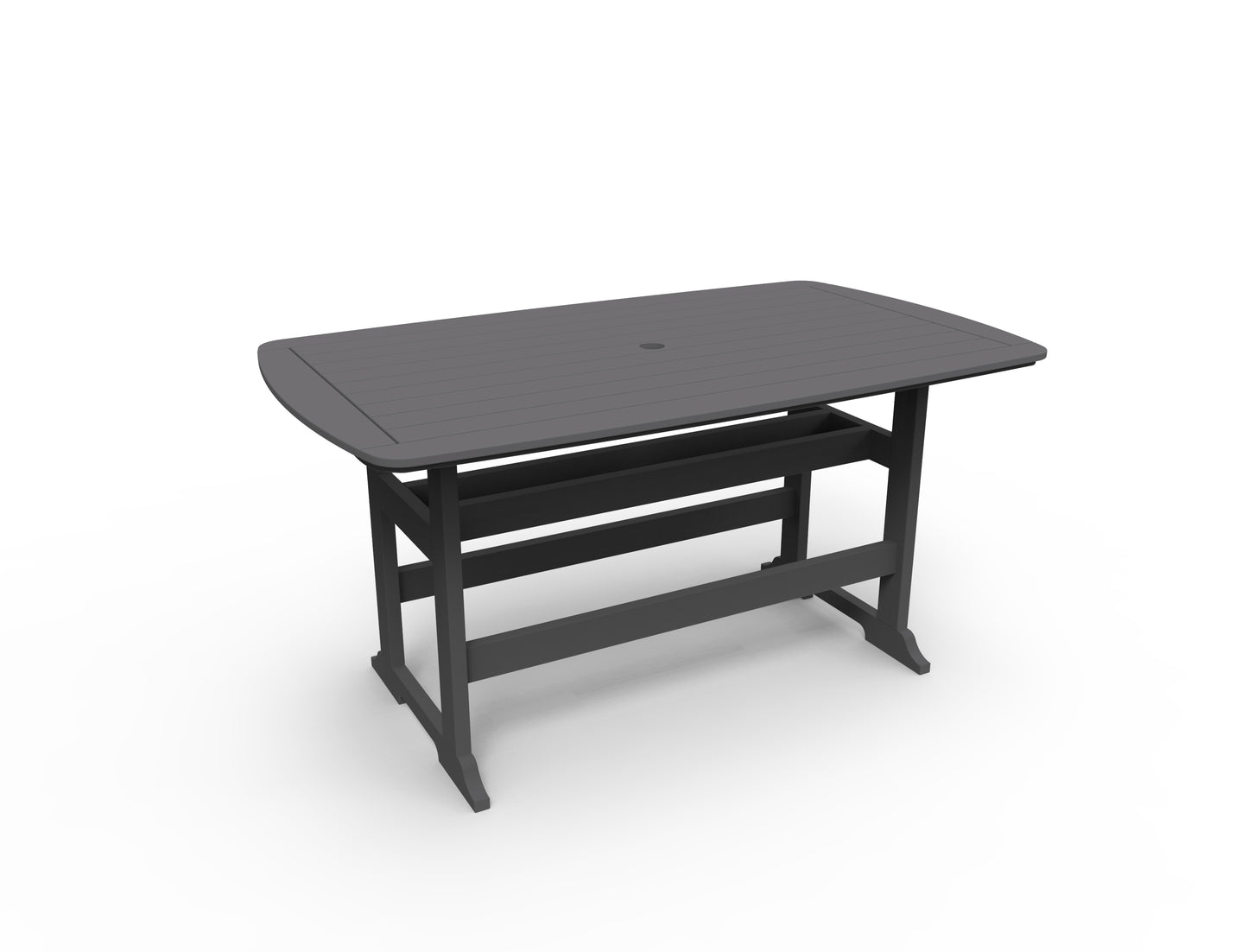Seaside Casual Recycled Plastic Portsmouth Balcony Table 42" x 72" (COUNTER HEIGHT) - LEAD TIME TO SHIP 2 TO 4 WEEKS