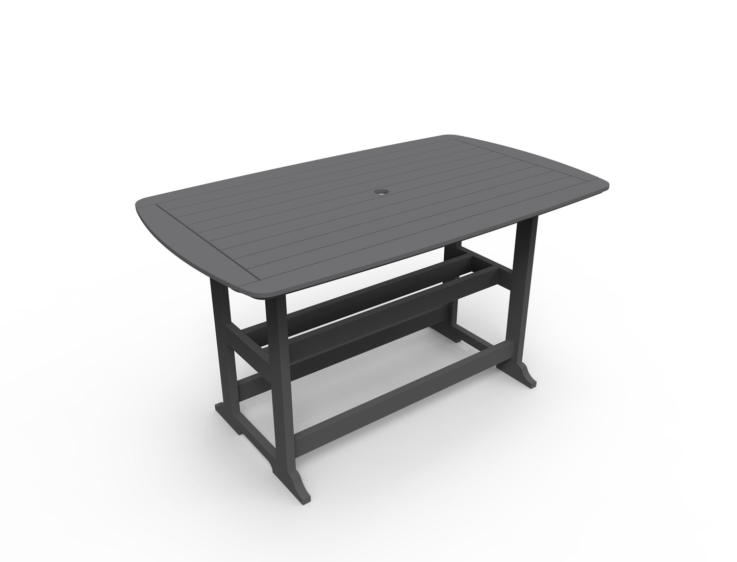 Seaside Casual Recycled Plastic Portsmouth Bar Table 42" x 72" (BAR HEIGHT) - LEAD TIME TO SHIP 2 TO 4 WEEKS