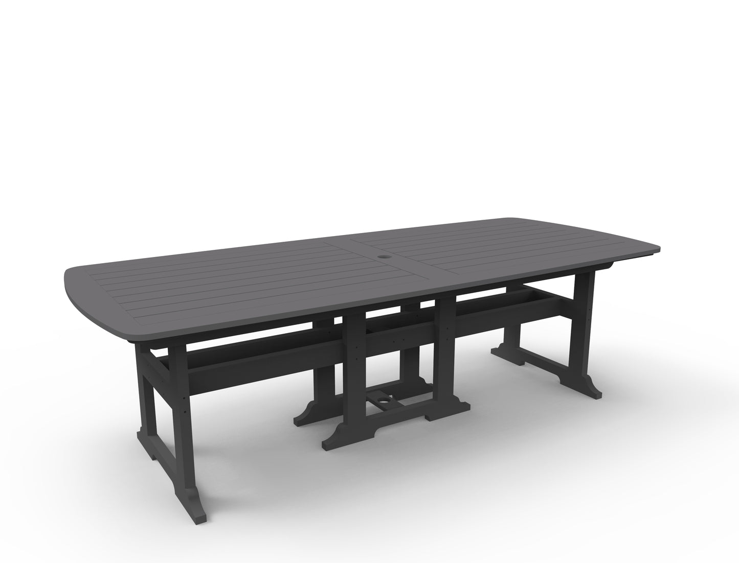 Seaside Casual Recycled Plastic Portsmouth Dining Table 42" x 100" - LEAD TIME TO SHIP 2 TO 4 WEEKS