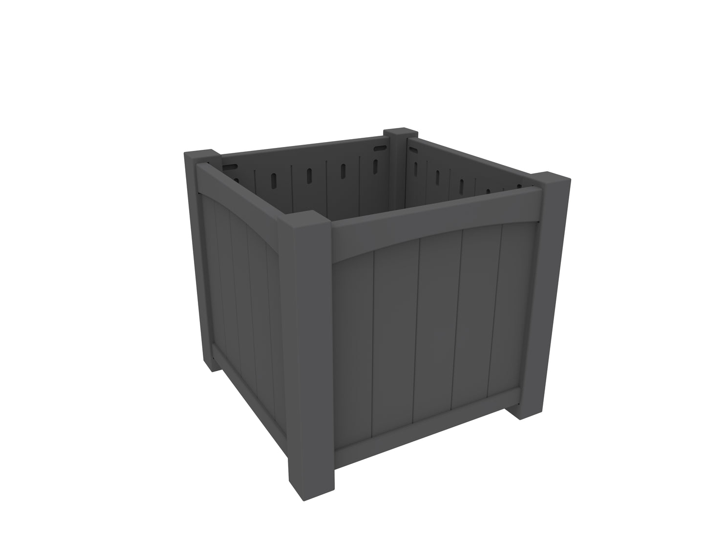 Seaside Casual Recycled Plastic Wickford Estate Planter-Single - LEAD TIME TO SHIP 4 TO 6 WEEKS