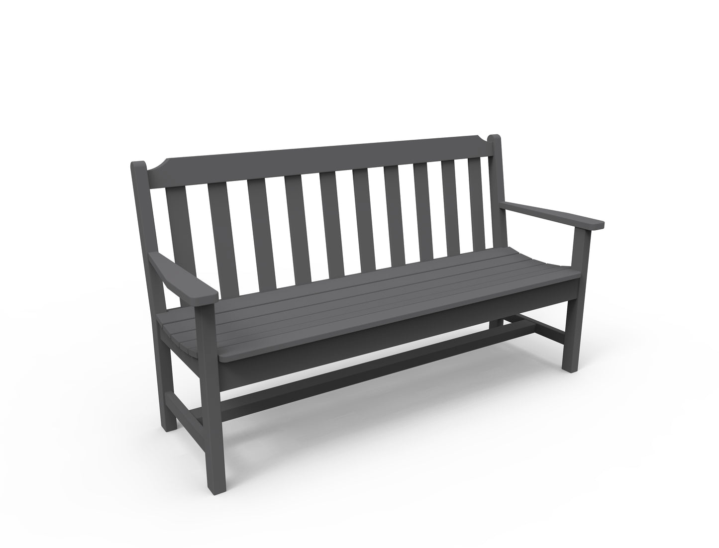 Seaside Casual Recycled Plastic Newport 5' Bench - LEAD TIME TO SHIP 4 TO 6 WEEKS