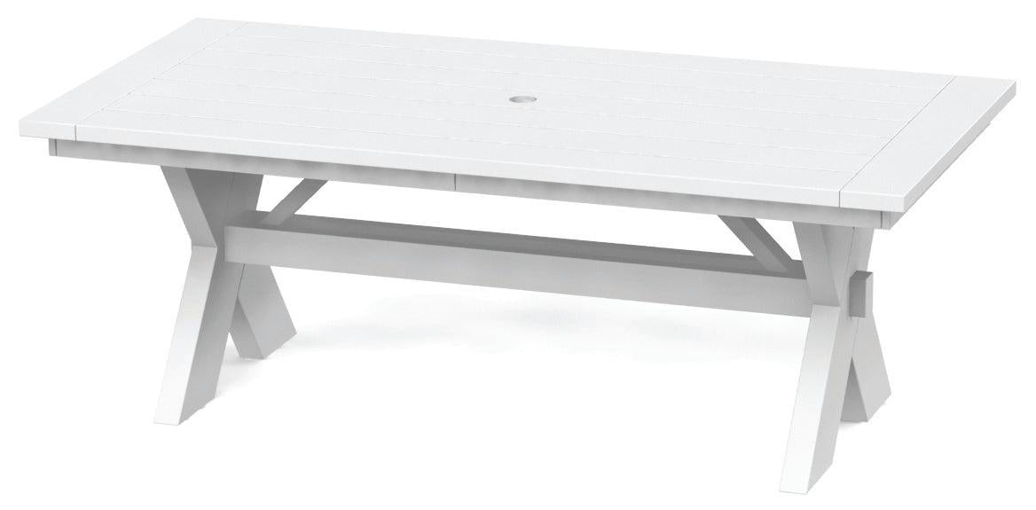 Seaside Casual Recycled Plastic Sonoma Gathering Picnic Table - LEAD TIME TO SHIP 2 TO 4 WEEKS