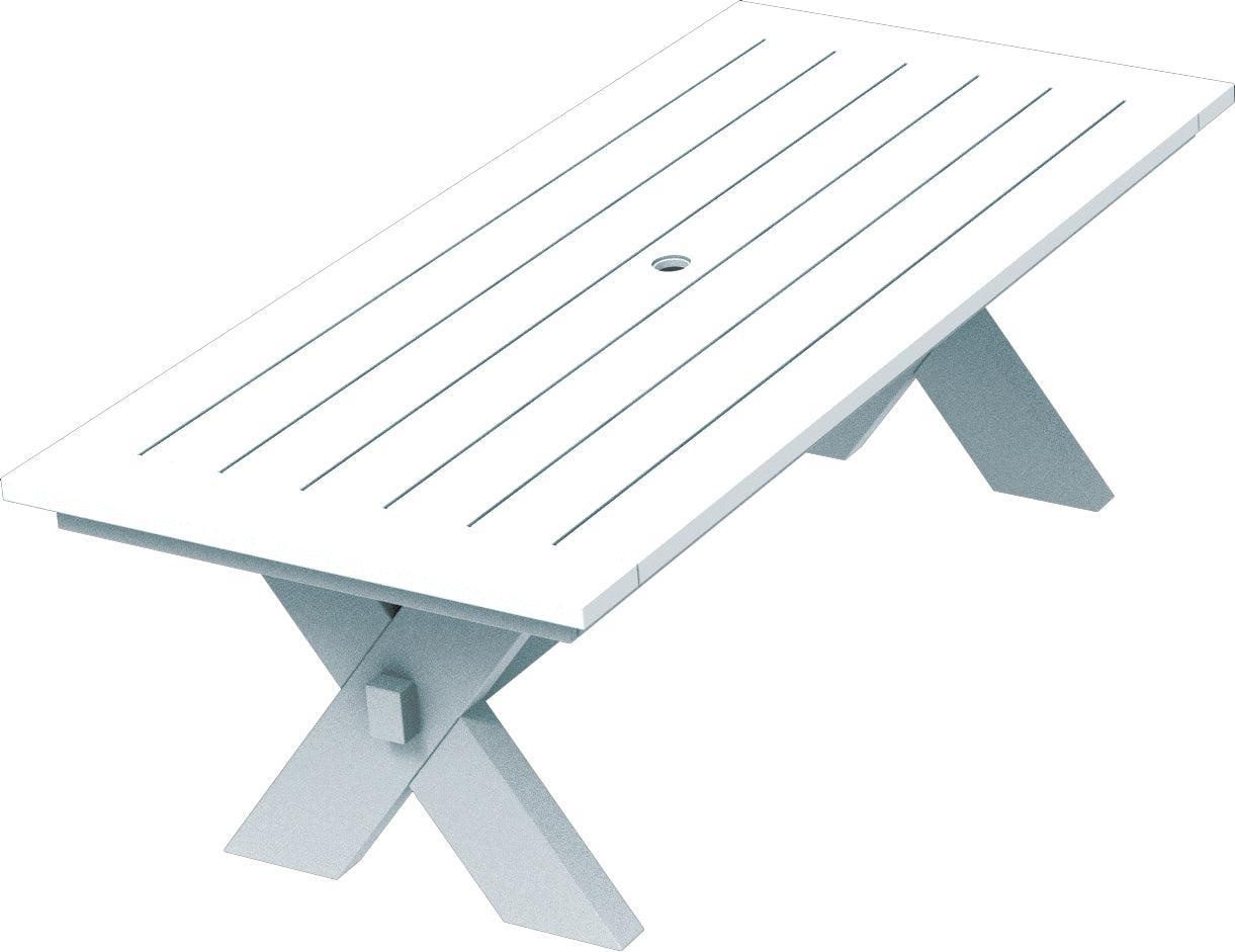 Seaside Casual Recycled Plastic Sonoma Gathering Picnic Table - LEAD TIME TO SHIP 2 TO 4 WEEKS