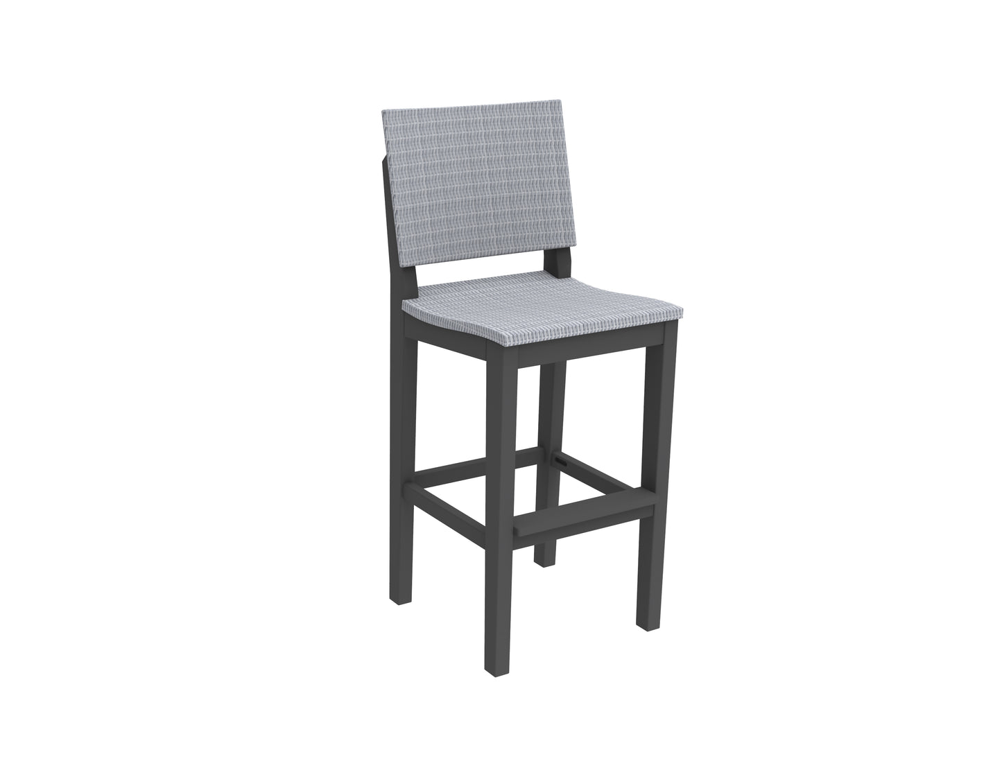 Seaside Casual Recycled Plastic MAD Bar Side Chair (WOVEN) (BAR HEIGHT) - LEAD TIME TO SHIP 2 TO 4 WEEKS Regular price