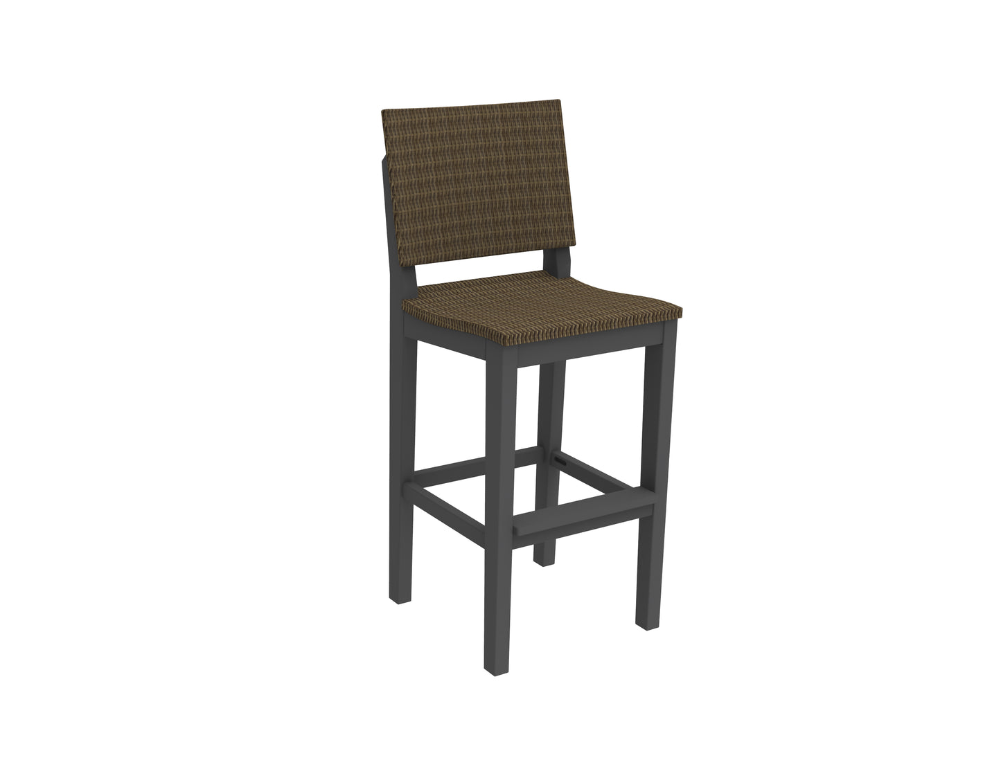 Seaside Casual Recycled Plastic MAD Bar Side Chair (WOVEN) (BAR HEIGHT) - LEAD TIME TO SHIP 2 TO 4 WEEKS Regular price