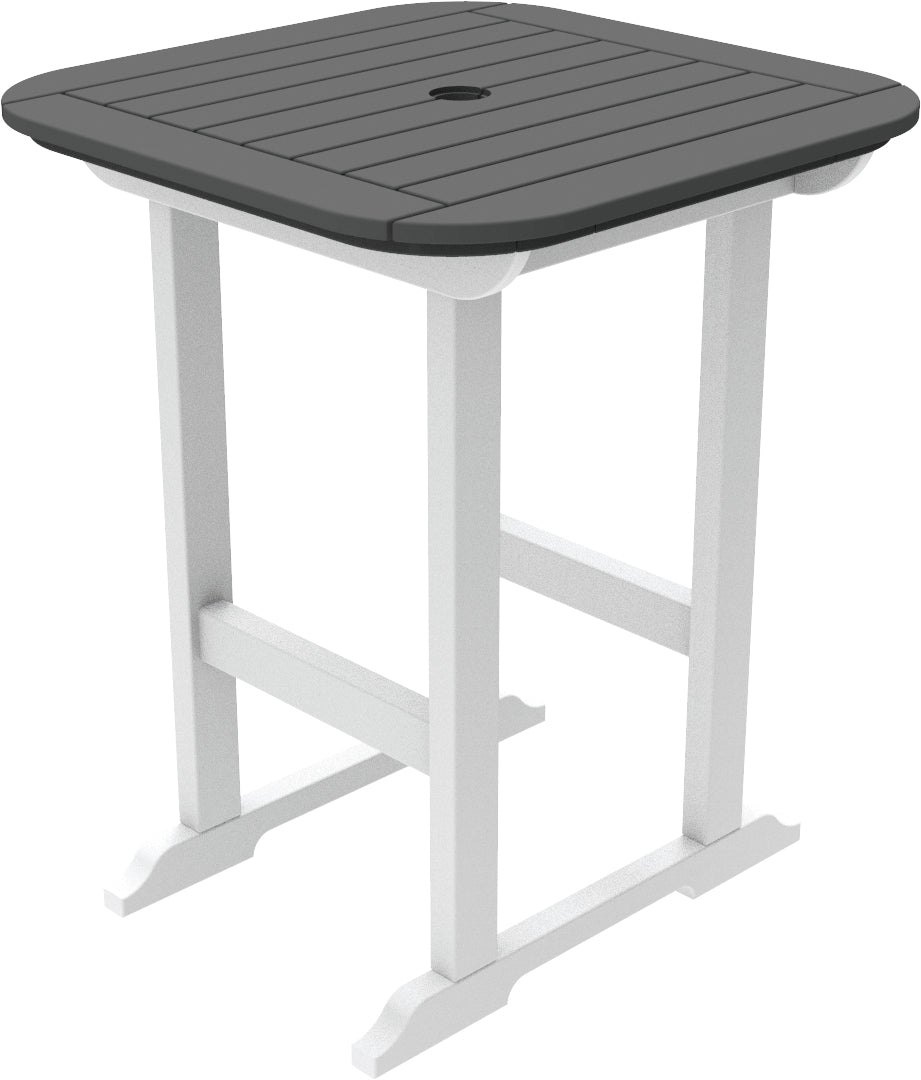 Seaside Casual Recycled Plastic Portsmouth Balcony Table 30" x 30" (COUNTER HEIGHT) - LEAD TIME TO SHIP 2 TO 4 WEEKS