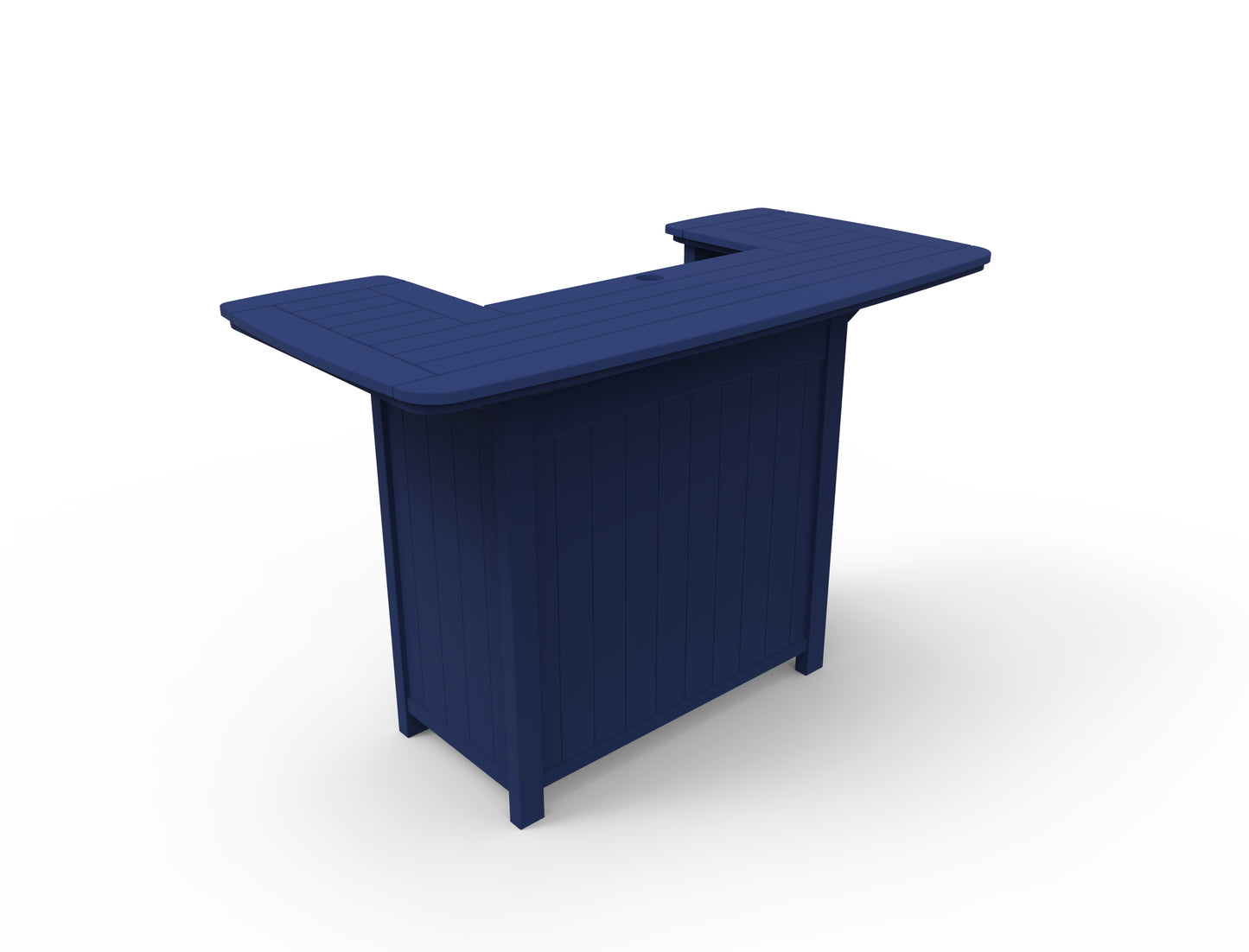 Seaside Casual Recycled Plastic Portsmouth Party Bar (BAR HEIGHT) - LEAD TIME TO SHIP 2 TO 4 WEEKS