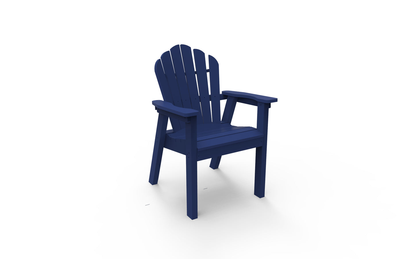 Seaside Casual Recycled Plastic Adirondack Classic Dining Chair - LEAD TIME TO SHIP 2 TO 4 WEEKS
