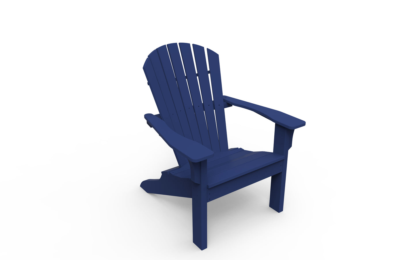 Seaside Casual Recycled Plastic Adirondack Shellback Chair - LEAD TIME TO SHIP 2 TO 4 WEEKS