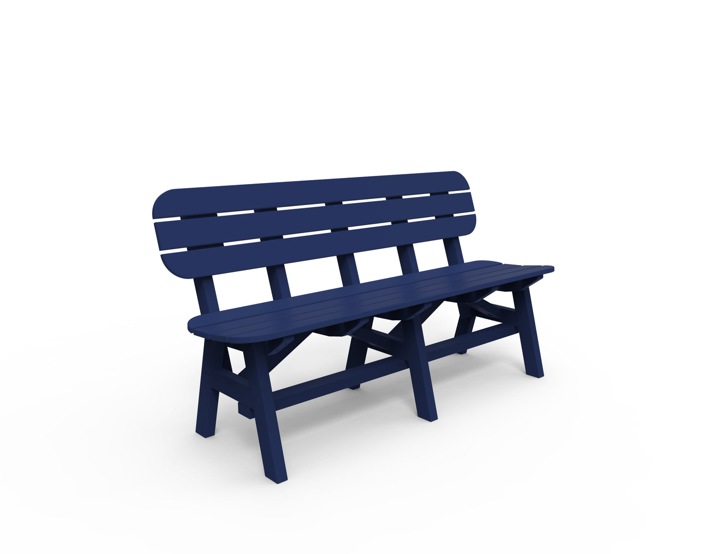 Seaside Casual Recycled Plastic Portsmouth 5' Bench - LEAD TIME TO SHIP 4 TO 6 WEEKS