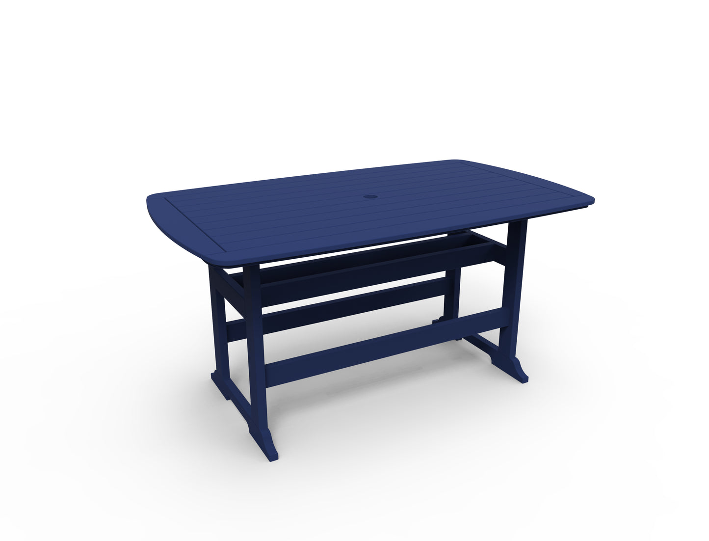 Seaside Casual Recycled Plastic Portsmouth Balcony Table 42" x 72" (COUNTER HEIGHT) - LEAD TIME TO SHIP 2 TO 4 WEEKS