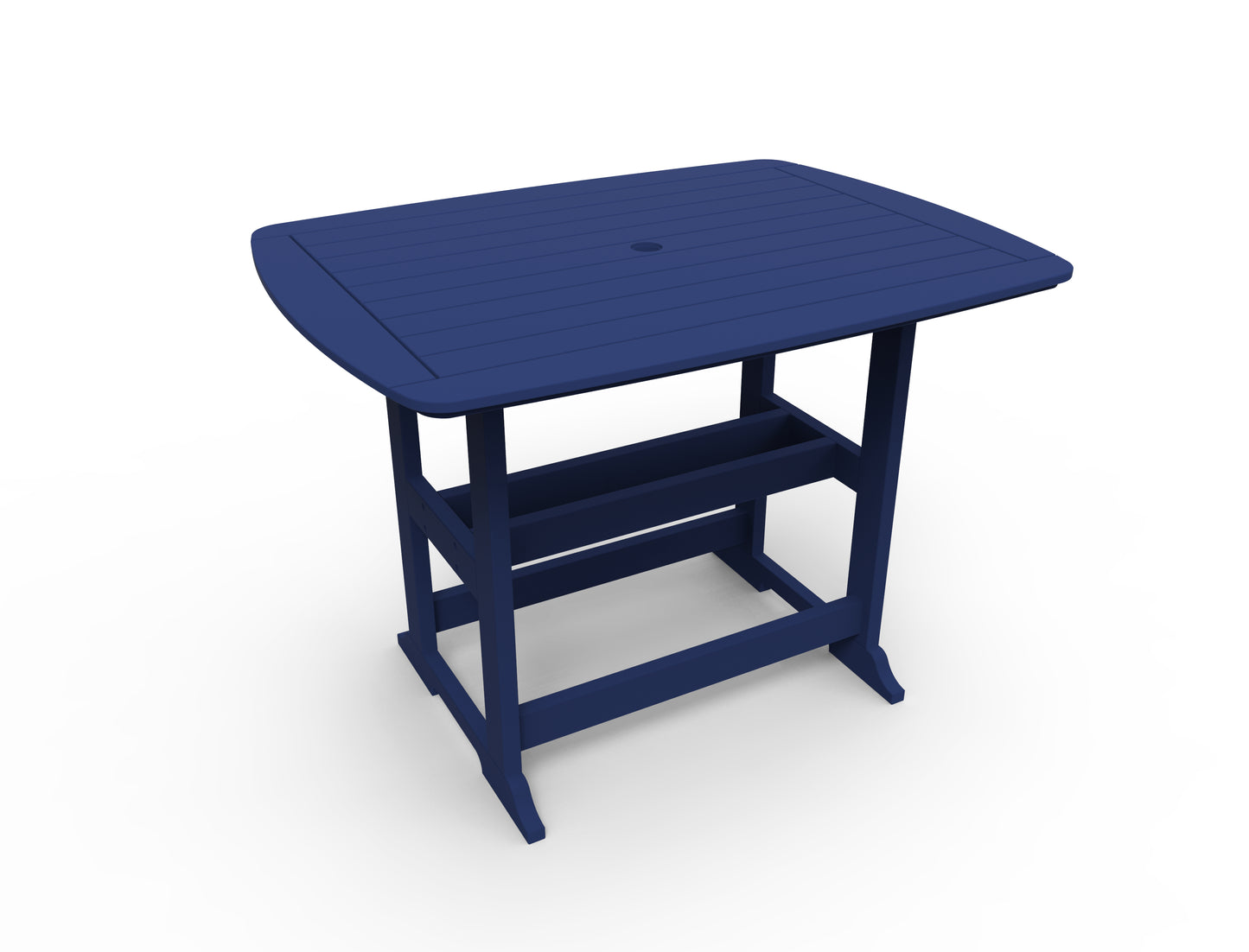 Seaside Casual Recycled Plastic Portsmouth Bar Table 42" x 56" (BAR HEIGHT) - LEAD TIME TO SHIP 2 TO 4 WEEKS