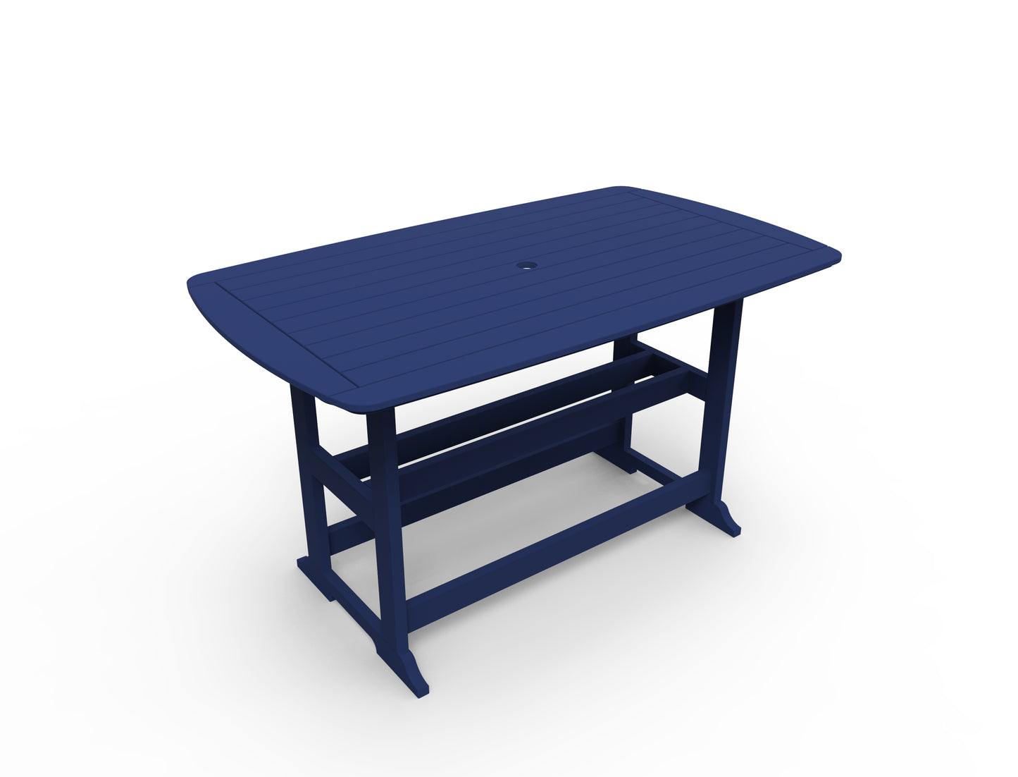Seaside Casual Recycled Plastic Portsmouth Bar Table 42" x 72" (BAR HEIGHT) - LEAD TIME TO SHIP 2 TO 4 WEEKS