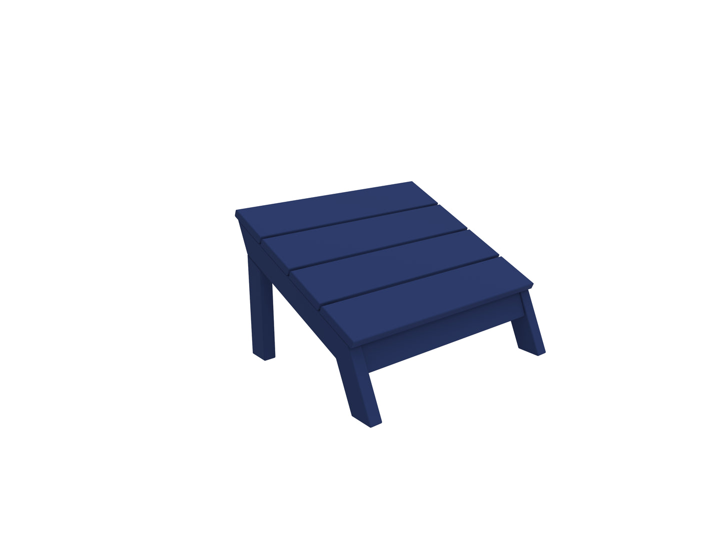 Seaside Casual Recycled Plastic MAD Foot Stool - LEAD TIME TO SHIP 2 TO 4 WEEKS