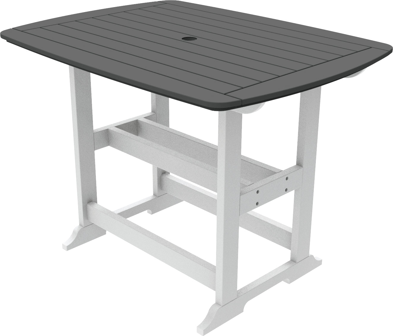 Seaside Casual Recycled Plastic Portsmouth Bar Table 42" x 56" (BAR HEIGHT) - LEAD TIME TO SHIP 2 TO 4 WEEKS
