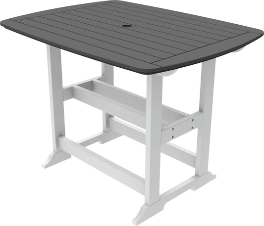 Seaside Casual Recycled Plastic Portsmouth Bar Table 42" x 56" (BAR HEIGHT) - LEAD TIME TO SHIP 2 TO 4 WEEKS