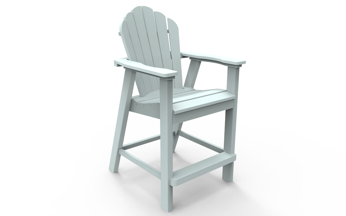 Seaside Casual Recycled Plastic Adirondack Classic Balcony Chair (COUNTER HEIGHT) - LEAD TIME TO SHIP 4 TO 6 WEEKS