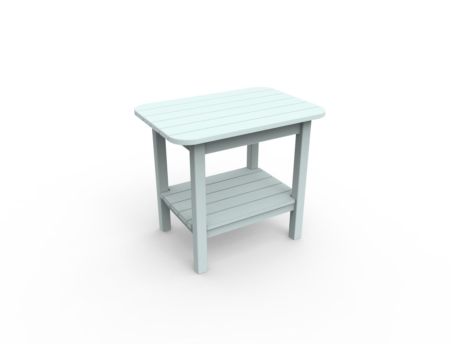 Seaside Casual Recycled Plastic Westerly End Table - LEAD TIME TO SHIP 4 TO 6 WEEKS