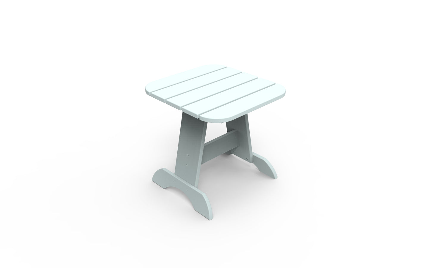 Seaside Casual Recycled Plastic Adirondack End Table - LEAD TIME TO SHIP 4 TO 6 WEEKS
