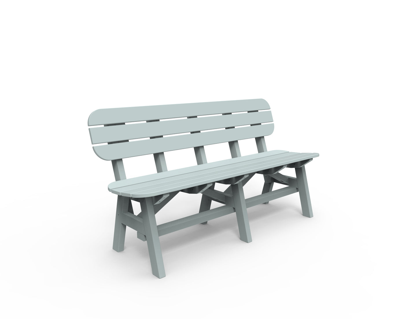 Seaside Casual Recycled Plastic Portsmouth 5' Bench - LEAD TIME TO SHIP 4 TO 6 WEEKS