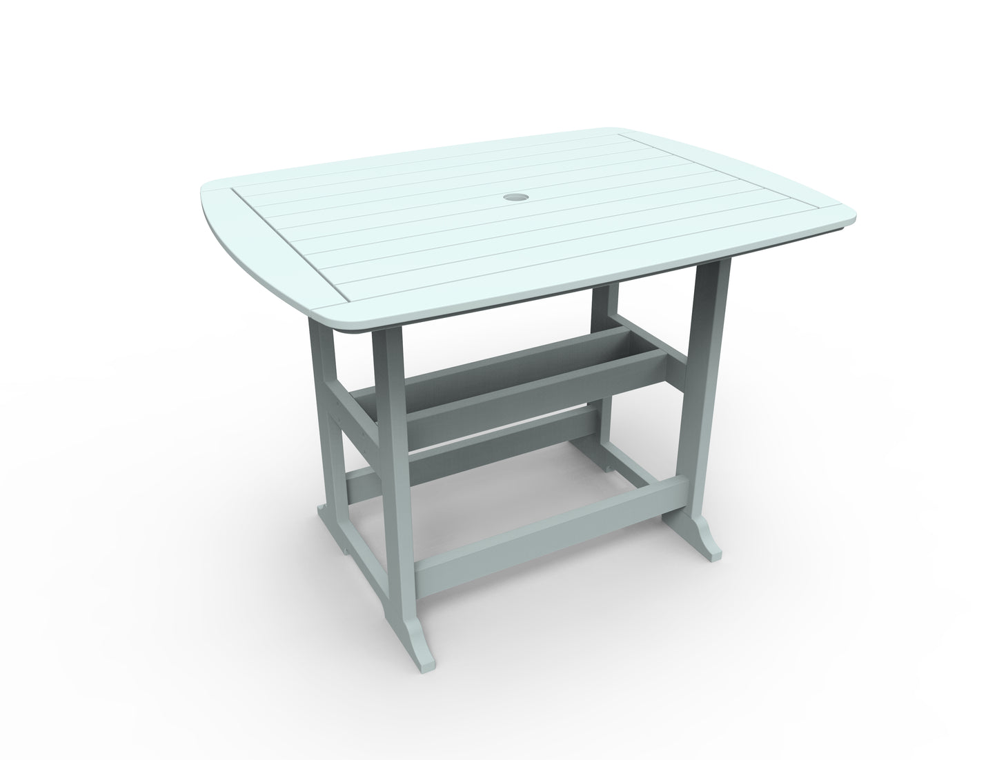 Seaside Casual Recycled Plastic Portsmouth Bar Table 42" x 56" (BAR HEIGHT) - LEAD TIME TO SHIP 2 TO 4 WEEKS