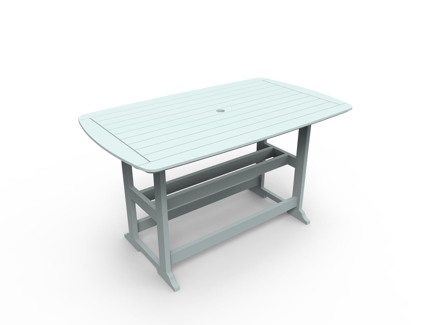 Seaside Casual Recycled Plastic Portsmouth Bar Table 42" x 72" (BAR HEIGHT) - LEAD TIME TO SHIP 2 TO 4 WEEKS