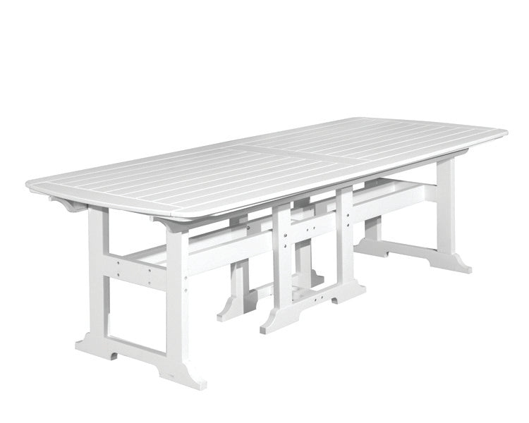 Seaside Casual Recycled Plastic Portsmouth Dining Table 42" x 100" - LEAD TIME TO SHIP 2 TO 4 WEEKS