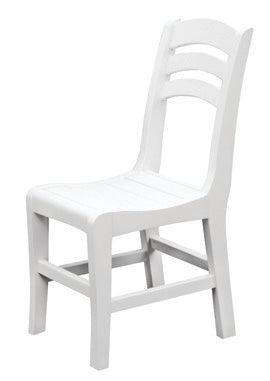 Seaside Casual Recycled Plastic Charleston Side Chair - LEAD TIME TO SHIP 2 TO 4 WEEKS
