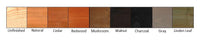pressure treated pine arbors colors swatches