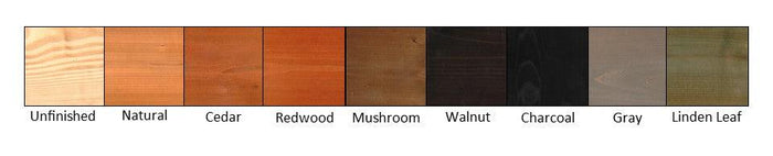 pressure treated pine arbors colors swatches