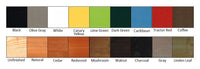 yellow pine furniture colors swatches