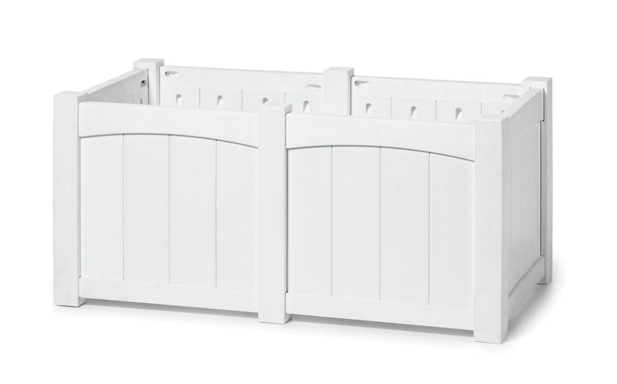 Seaside Casual Recycled Plastic Wickford Residential Planter-Extension - LEAD TIME TO SHIP 2 TO 4 WEEKS