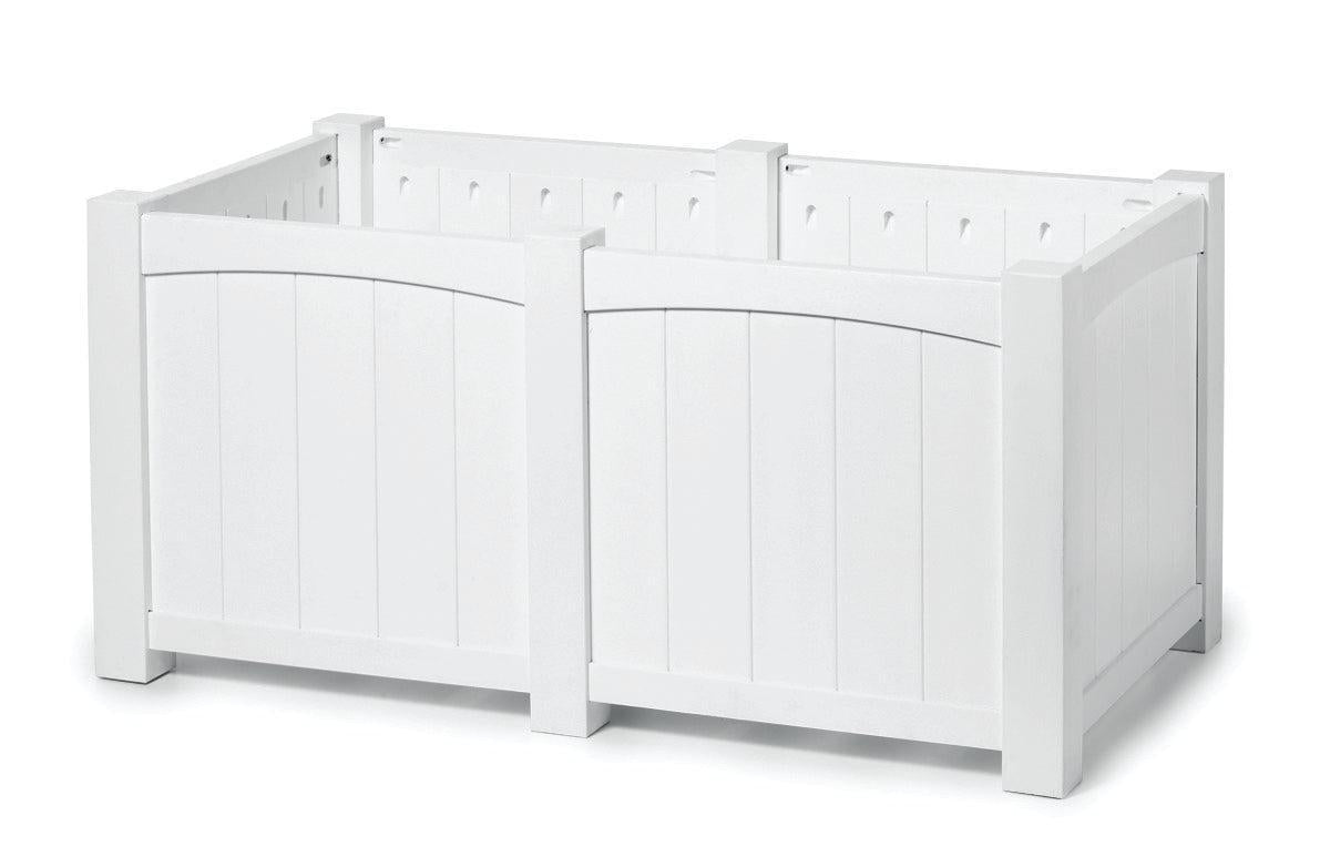 Seaside Casual Recycled Plastic Wickford Estate Planter-Extension - LEAD TIME TO SHIP 4 TO 6 WEEKS