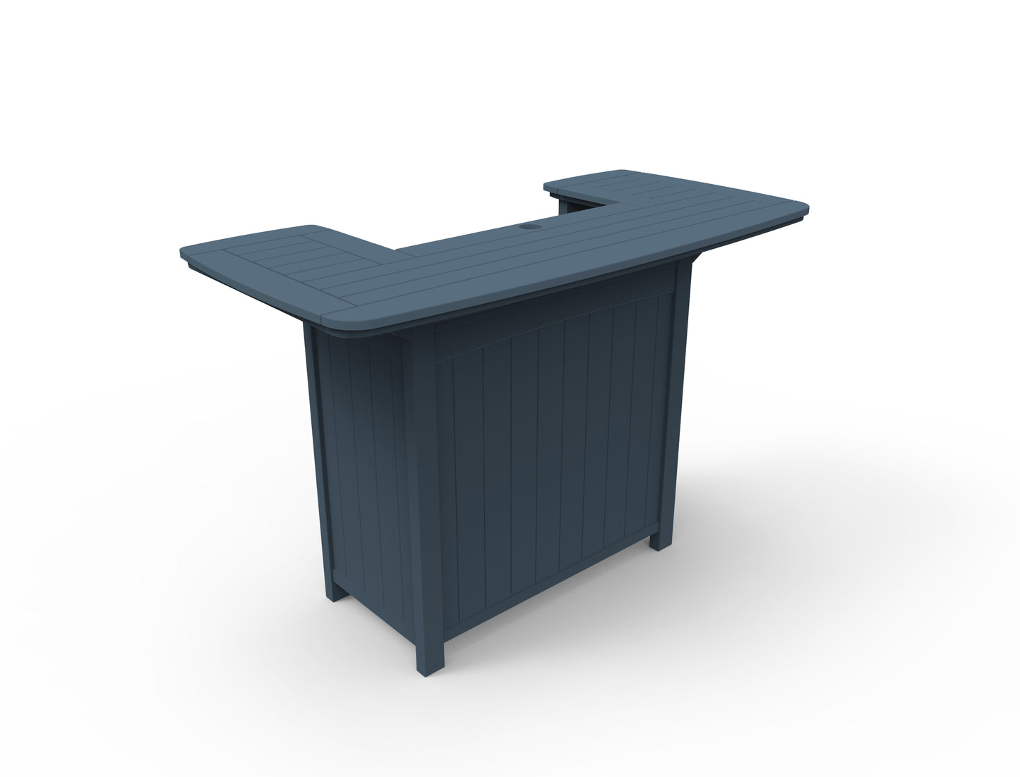Seaside Casual Recycled Plastic Portsmouth Party Bar (BAR HEIGHT) - LEAD TIME TO SHIP 2 TO 4 WEEKS