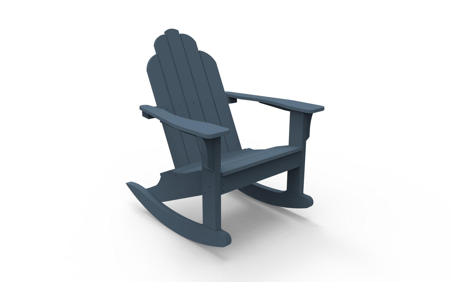 Seaside Casual Recycled Plastic Adirondack Classic Rocking Chair - LEAD TIME TO SHIP 2 TO 4 WEEKS
