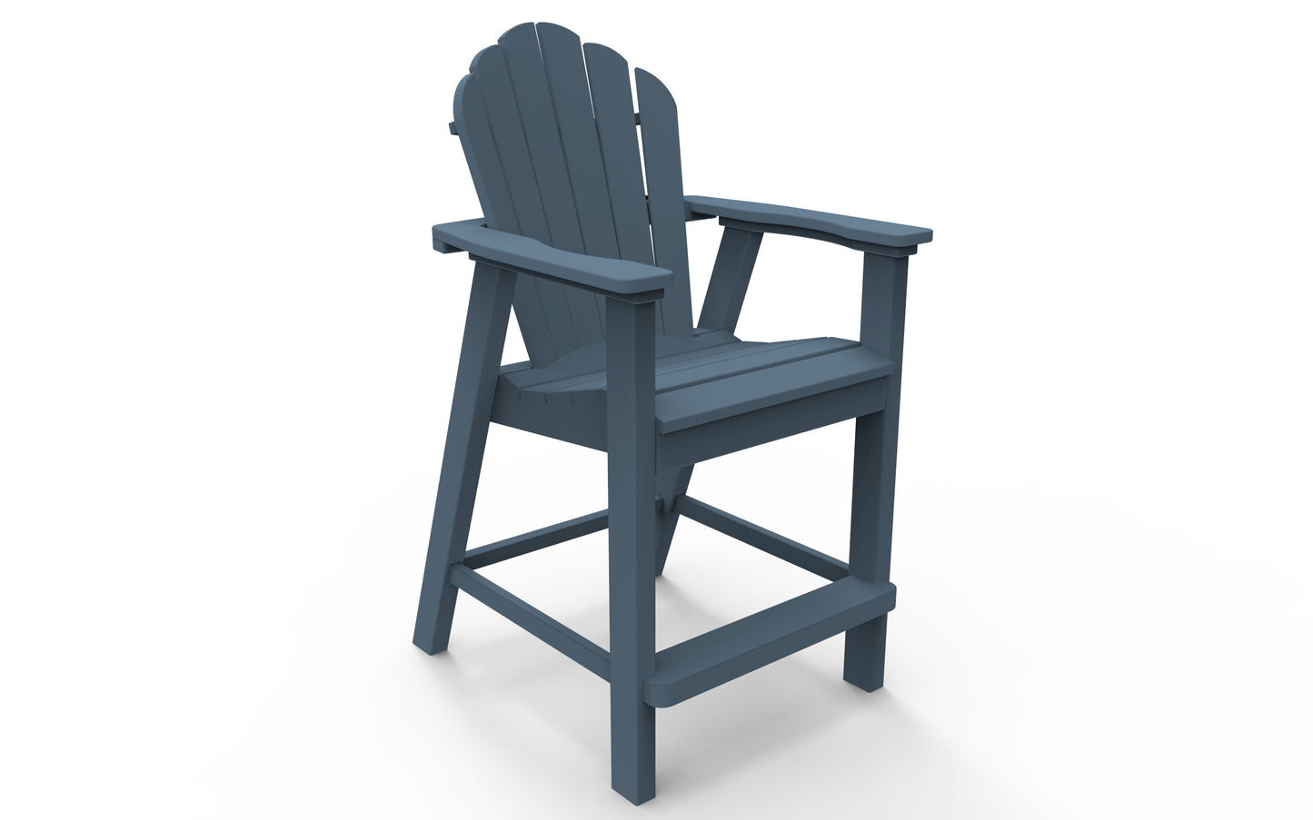 Seaside Casual Recycled Plastic Adirondack Classic Balcony Chair (COUNTER HEIGHT) - LEAD TIME TO SHIP 4 TO 6 WEEKS