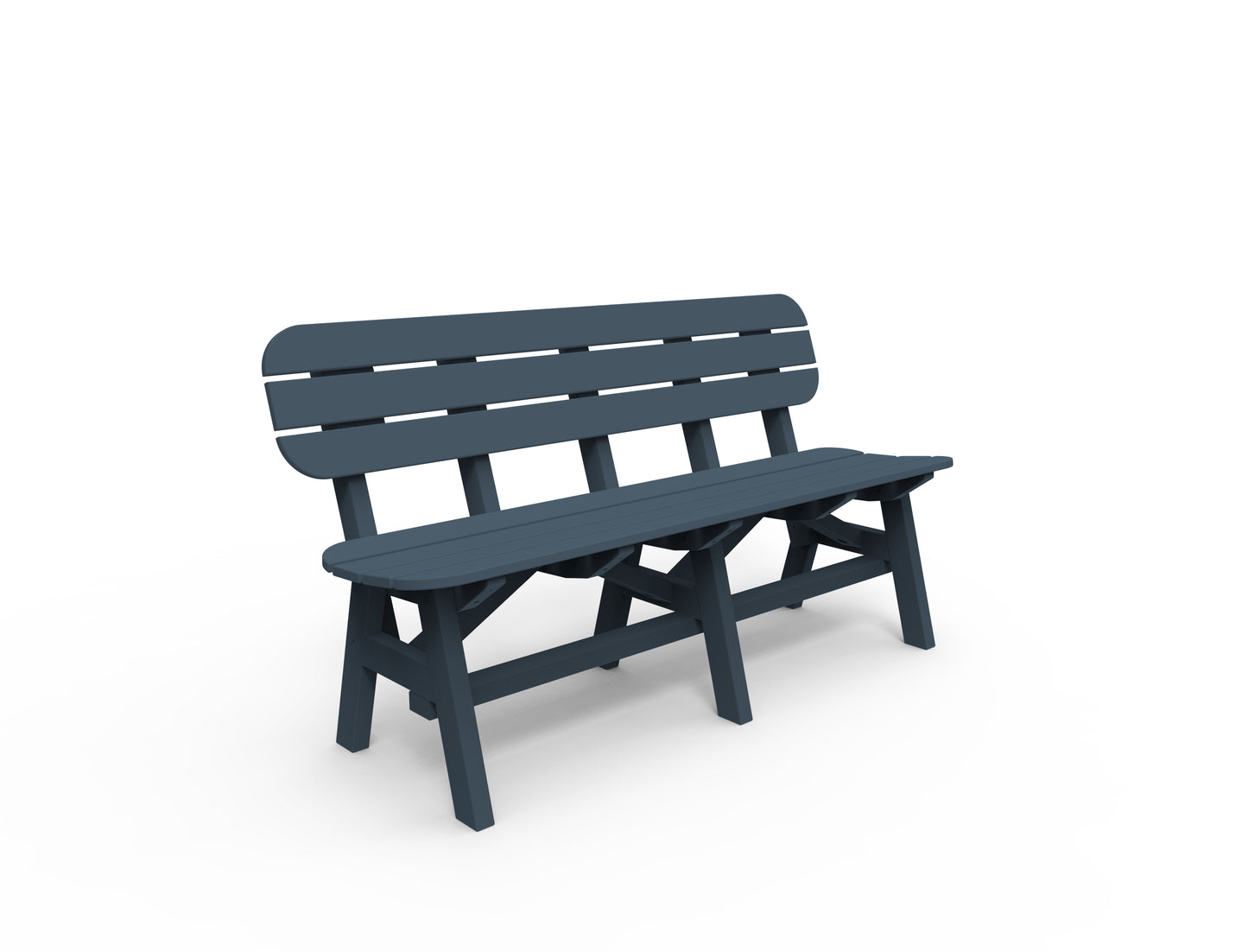 Seaside Casual Recycled Plastic Portsmouth 5' Bench - LEAD TIME TO SHIP 4 TO 6 WEEKS