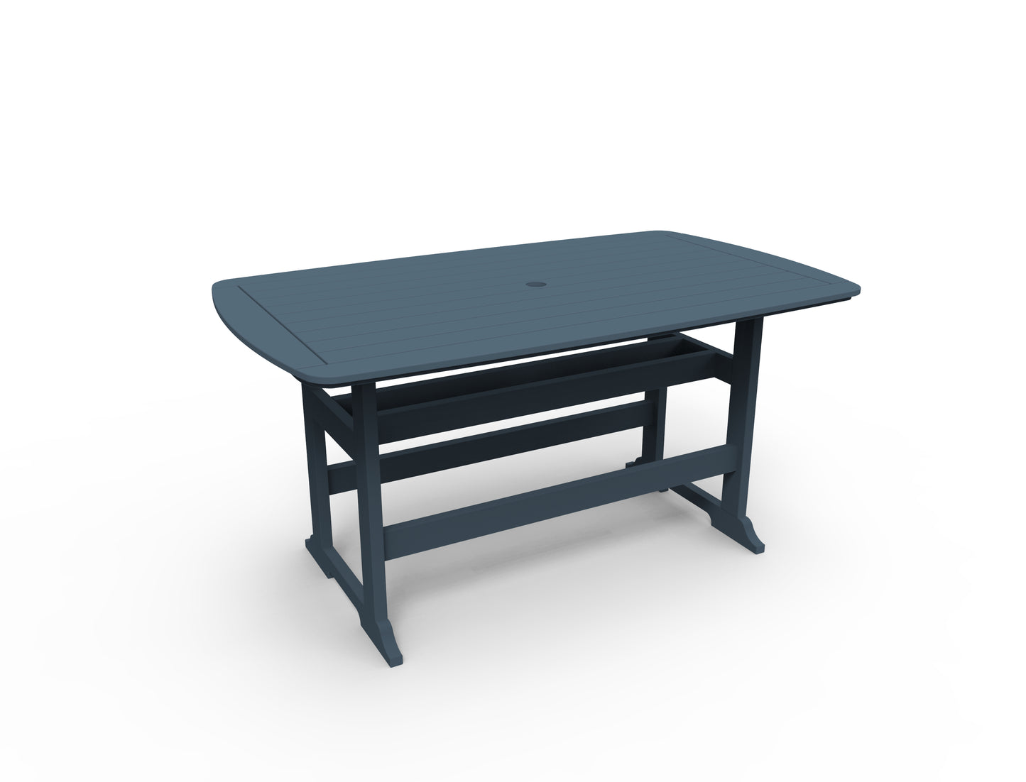 Seaside Casual Recycled Plastic Portsmouth Balcony Table 42" x 72" (COUNTER HEIGHT) - LEAD TIME TO SHIP 2 TO 4 WEEKS