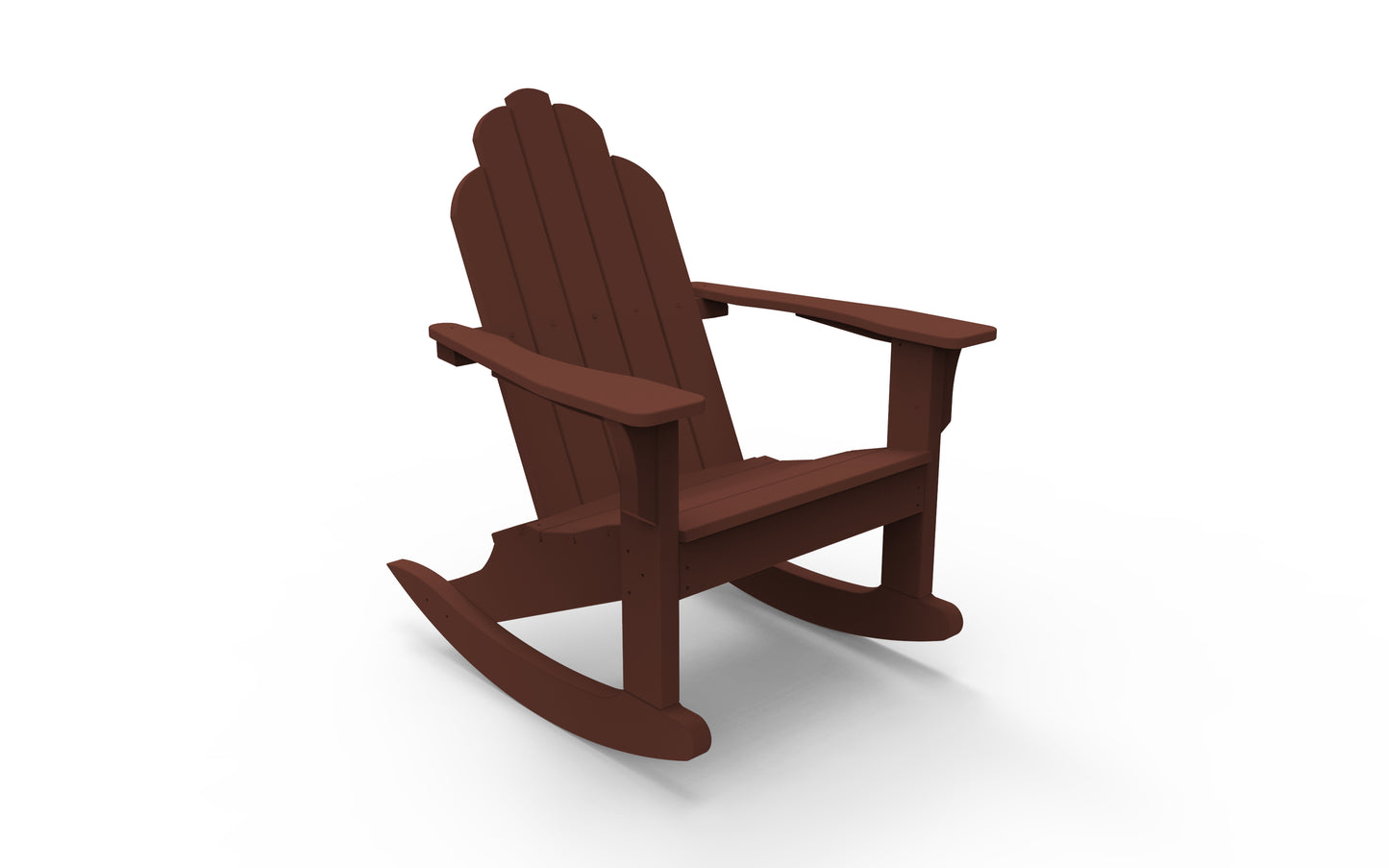 Seaside Casual Recycled Plastic Adirondack Classic Rocking Chair - LEAD TIME TO SHIP 2 TO 4 WEEKS