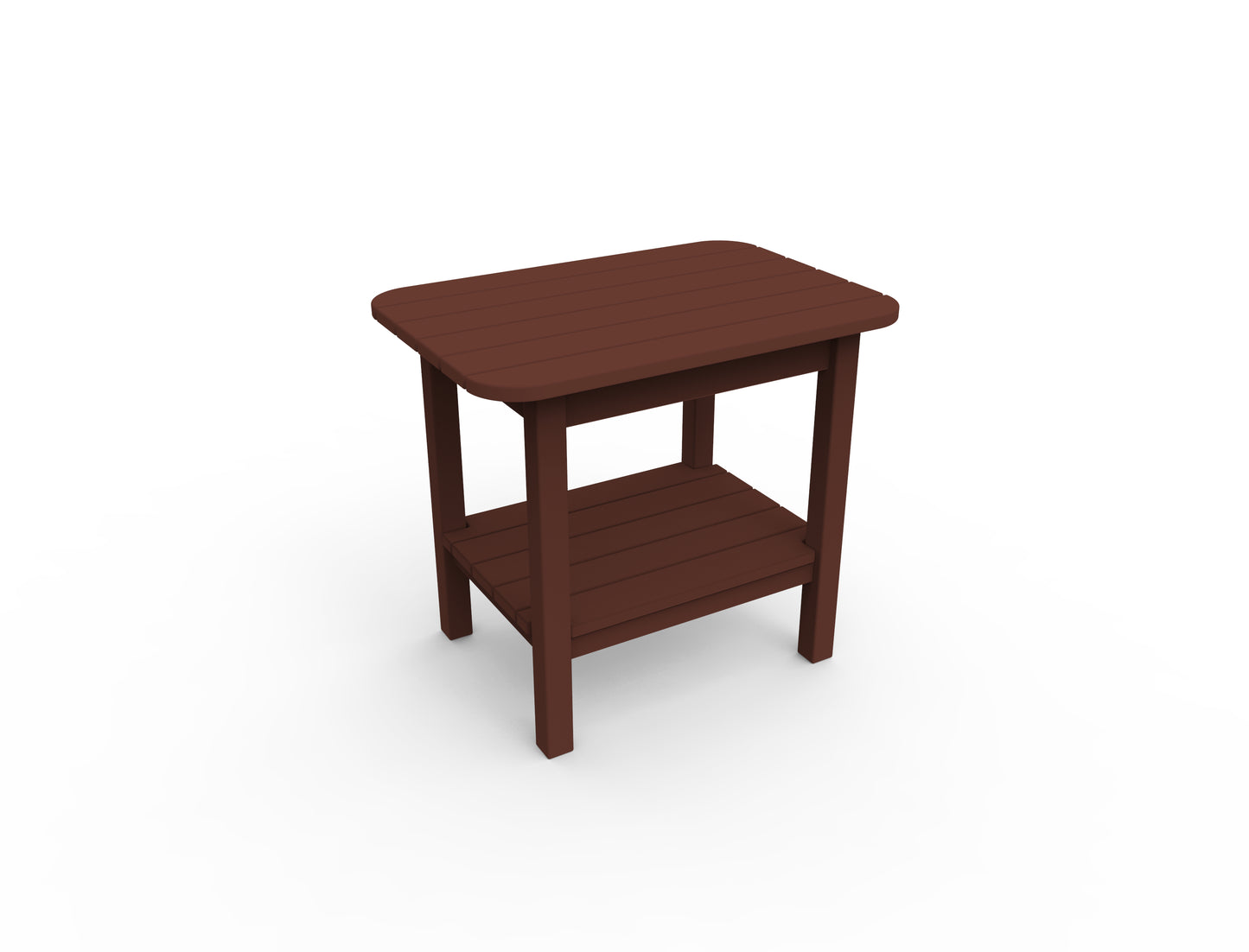 Seaside Casual Recycled Plastic Westerly End Table - LEAD TIME TO SHIP 4 TO 6 WEEKS