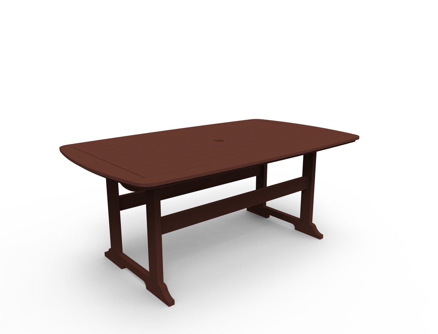 Seaside Casual Recycled Plastic Portsmouth Dining Table 42"x 72" - LEAD TIME TO SHIP 2 TO 4 WEEKS