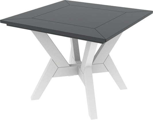 Seaside Casual Recycled Plastic Dex Corner Patio Table - LEAD TIME TO SHIP 2 TO 4 WEEKS