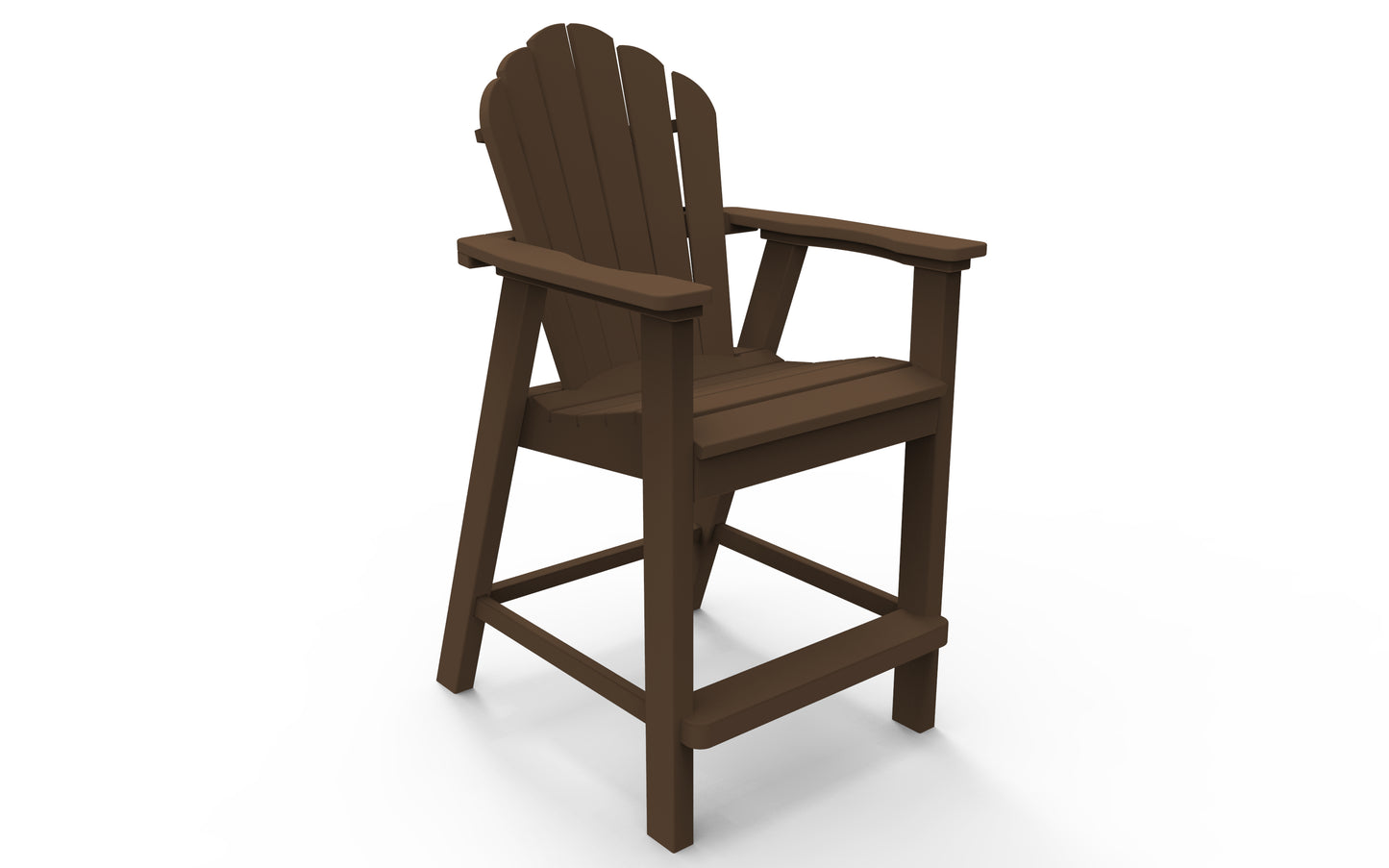 Seaside Casual Recycled Plastic Adirondack Classic Balcony Chair (COUNTER HEIGHT) - LEAD TIME TO SHIP 4 TO 6 WEEKS