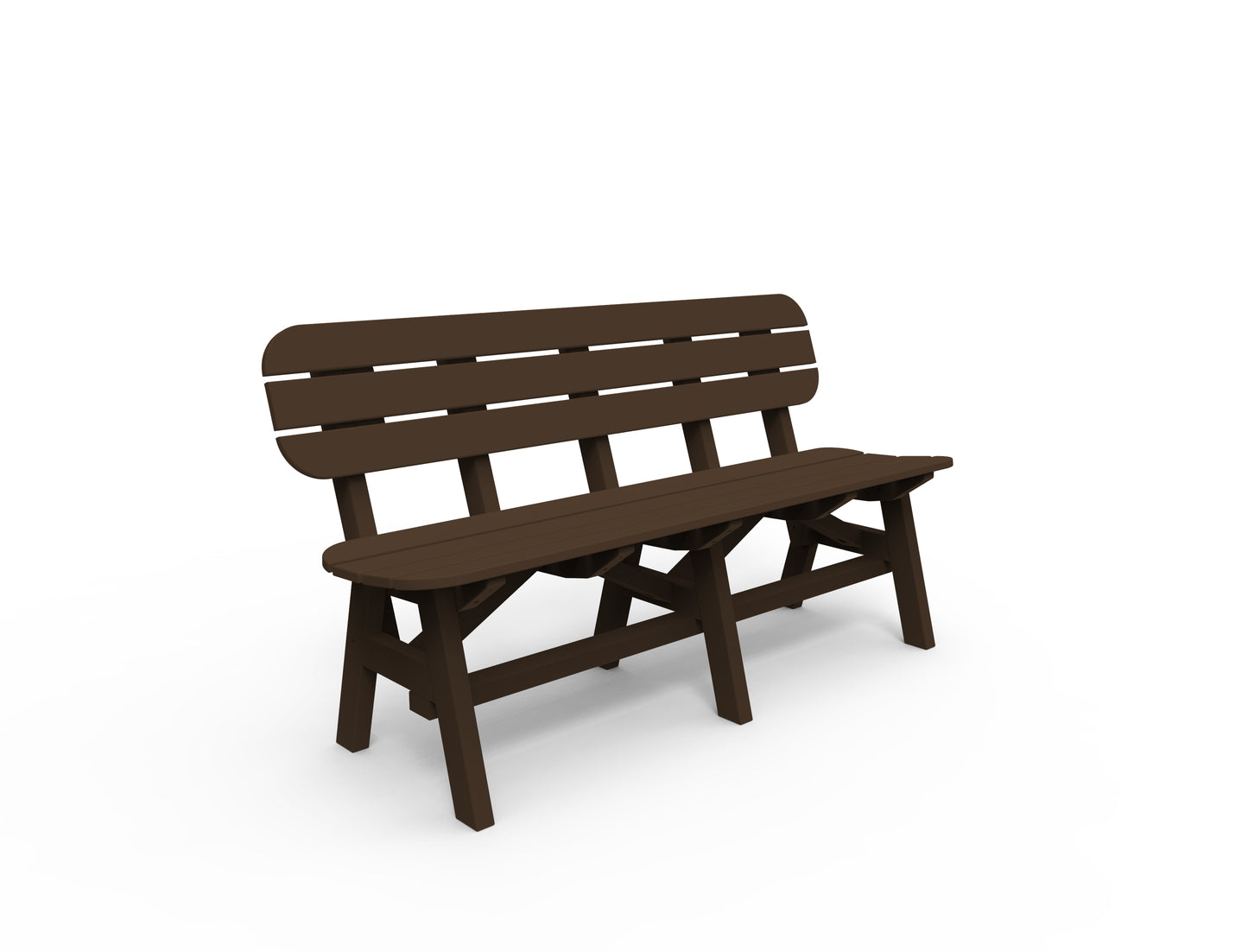 Seaside Casual Recycled Plastic Portsmouth 5' Bench - LEAD TIME TO SHIP 4 TO 6 WEEKS